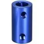 uxcell 5mm to 8mm Bore Rigid Coupling Set Screw L25XD14 Aluminum Alloy,Shaft Coupler Connector,Motor Accessories,Dark Blue