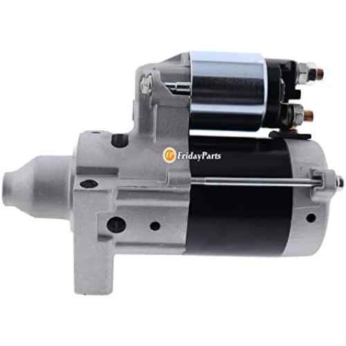 FridayParts Starter Motor EG371-63010 EG371-63011 Compatible for Kubota ZG222 ZG227 ZG327P Zero-Turn Mower 12V 0.6KW 9T