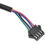 E Bike LED Display Controller LCD Display Panel Electric Bicycle 810 Ebike Scooter Brushless Motor Speed Controller Kit with 5 Wire Cable Control Panel