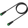 Zeekpowa Electric Bike Computer Extension Cable Female to Female for Bafang BBS01 BBS02 BBSHD Motors Front Rear Hub Motor
