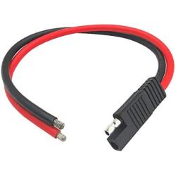 Apoi SAE 2 Pin Quick Connector Disconnect Plug Cable SAE Connector 2 Pin Single Plug SAE Automotive Extension Cable 1ft/30cm (10AWG 2Pack)