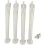 Upgraded Spare Parts for Syma X5H X5HC X5HW RC Quadcopter Toy Motors Main Blade Propellers Propeller Protectors Blades Frame Landing Skid Included Mounting Screws Set (White)