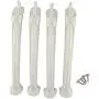 Upgraded Spare Parts for Syma X5H X5HC X5HW RC Quadcopter Toy Motors Main Blade Propellers Propeller Protectors Blades Frame Landing Skid Included Mounting Screws Set (White)