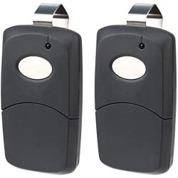2X Garage Door Remote Opener for Linear Multi-Code 3089 308911 MCS308911 (Black)
