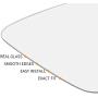 X AUTOHAUX Driver Left Side LH Rearview Heated Mirror Glass for Mercedes-Benz C 230 2002-2007 C 240 2001-2005
