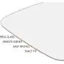 X AUTOHAUX Driver Left Side LH Rearview Heated Mirror Glass for Mercedes-Benz C 230 2002-2007 C 240 2001-2005