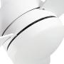 warmiplanet Ceiling Fan with Lights Remote Control, 48-Inch, Pure White, Silent Motor (3-Blades)…