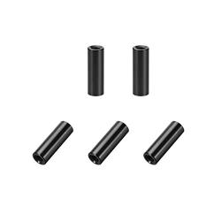 uxcell 5 Pcs M3x15mm Round Aluminum Standoff Column Spacer Female Black for Drone FPV Quadcopter Racing RC Multirotors Parts DIY