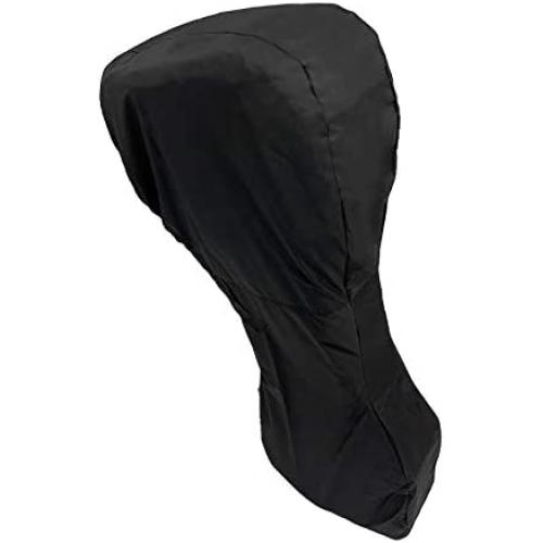 Couverture Résistante SavvyCraft pour Moteur Externe, 600D Polyester Imperméable, Couverture Complète pour Moteur jusqu'à 5 CV, Couleur Noire