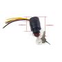 Boat Engine Ignition Switch Fits for Mercury Control Box Applications, Motor Starter Assembly 3 Position 6 Wire | OE Replacement 8717009A2 17009A2 MP41070 MP410701 MP410702
