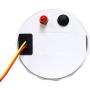 MOTOR METER RACING W Pro GPS Speedometer Odometer Waterproof for Car Boat Motorcycle Black Dial White LED Included GPS Sensor