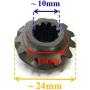 Boat Motor Gear Set for Mercury Mariner Outboard 4HP - 6HP Forward Gear Reverse Gear Pinion 2/4 Stroke Engine