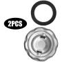 Jorzer Fuel Gas Cap Cover Mower Parts Compatible with Honda Gx120 Gx160 Gx200 4-13 Hp Gx Engine Motor, Mower Accessories, Carburetors, Tune Up Kits 2pcs