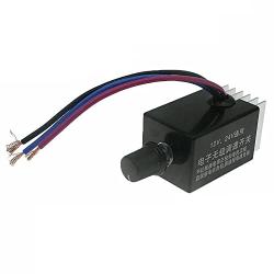 10A Car Speed Controller Switch DC Motor 12V 24V Fan Heater Control Defroster Electronic Stepless Speed Regulator Switch for Car Truck Fan Heater Control