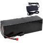 Grideto 48V Electric Bicycle Battery,Ebike Battery Pack,18650 Battery Pack, 13S4P 48V Bicycle Lithium Battery, with BMS and Charger,250~1000W Motor