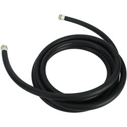 20 Feet 1Inch Inlet 1Inch Outlet Fuel Gas Transfer Pump Hose Oil Pump Tube Universal Black Application for Dispensing Diesel Fuel Gasoline Grease Kerosene