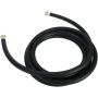 20 Feet 1Inch Inlet 1Inch Outlet Fuel Gas Transfer Pump Hose Oil Pump Tube Universal Black Application for Dispensing Diesel Fuel Gasoline Grease Kerosene