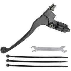 FVRITO Left Brake Clutch handle Lever perch for 196cc 6.5HP Massimo MB200 Baja Heat Warrior MB165 MB200 Hensim TrailMaster Doodle Bug Blitz Dirt Bug 97cc DB30 Motovox MBX10 MBX11 Mini Bike Motorsports