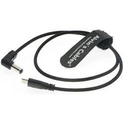Alvins Cables Motor Flexible Power-Cable for Tilta-Nucleus-Nano Micro USB to 2.1 DC Barrel Right Angle