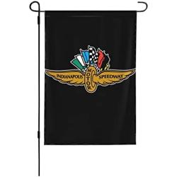 Indianapolis Mo-tor Speedway Logo Arena Garden Flag Vertical Double Sized Yard Outdoor Lawn Playing Field Decoration 12.5