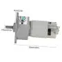 DC12V/24V 35W Micro DC Metal Gear Motor Speed Adjustable Large Torque Motor CW/CCW(24V 300prm)