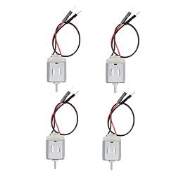 BOJACK 4 Pcs Type 130 EK1450 1 V- 6 V Volt Miniature DC Toy Motors for Arduino Hobby DIY Projects