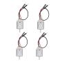 BOJACK 4 Pcs Type 130 EK1450 1 V- 6 V Volt Miniature DC Toy Motors for Arduino Hobby DIY Projects