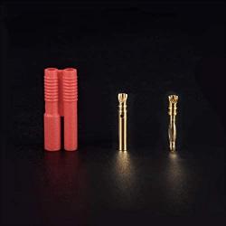 uxcell 2mm Bullets Connector Gold Plated EC2 Connector Plugs RC LIPO Battery ESC Motor DIY Parts Amass Original Factory Set