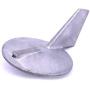 Boat Motor 6J9-45371-00 6J9-45371-01 6K1-45371-02 Trim Tab Skeg Anode for Yamaha Outboard Engine 115HP 150HP 175HP 200HP, fits Sierra 18-6035