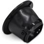 T-H Marine Cable Boot - Boat Transom and Motor Well Rigging Boot with Cable Tie - Universal Fit - Black, 2 inch