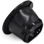 T-H Marine Cable Boot - Boat Transom and Motor Well Rigging Boot with Cable Tie - Universal Fit - Black, 2 inch