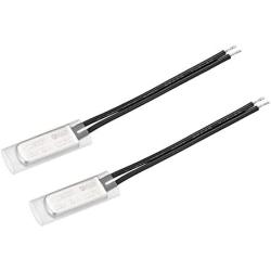 uxcell KSD9700 Thermostat, 120℃ Normally Close Temperature Switch Thermal Switch, N.C 10A Metal Temperature Controller 2pcs