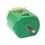 sourcing map Flat Electric 130 Motor 1.5V DC 9000RPM 400mA Green Silver Tone