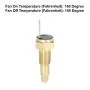 X AUTOHAUX Universal Automotive Radiator Engine Cooling Fan Temperature Thermo Sensor Switch 1/8