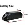 Jieoto E-Bike Battery 48V 10Ah Li-Ion Electric Bicycle Battery Pack with Charger and BMS for 250W 350W Motor, for Mountain Bike Road Bike