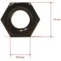 The ROP Shop | (Pack of 6 Shear Pin Bolt & Nut for Gravely 52100100, 00659100 Snowblower Motor