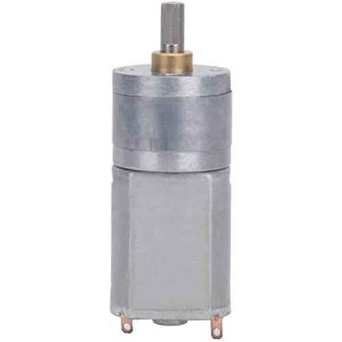 Walfront DC 12V Gear Box Motor 300RPM High Torsion All Metal Reduction Gearbox Replacement 20mm Outer Diameter, Geared Motor