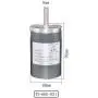 JINchao-Dc motor DC Permanenr Magnet Gear Motor, High Speed 38/50/60mm Bemonoc Diameter DC Electric Motor, 12V 24V 200-5000 Rpm, Easy to install ( Speed(RPM) : DIA 60 2000 RPM , Voltage(V) : 24V )