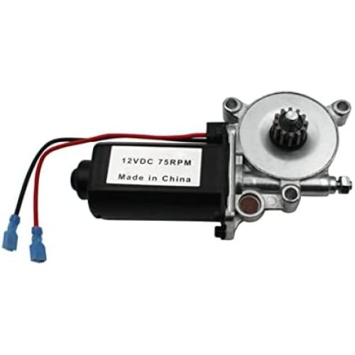 Byenins 266149 RV Power Awning Replacement Universal Motor Compatible with Solera Power Awnings Including Flat, pitched and Short Assemblies, 12-Volt DC and 75-RPM