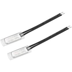 uxcell KSD9700 Thermostat, 40C Normally Open Temperature Switch Thermal Switch, N.O 5A Metal Temperature Controller 2pcs