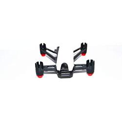Vehicles-OCS Q100 100mm DIY Micro Mini FPV Brushed RC Quadcopter Frame Kit Support 8520 Coreless Motor F3 Naze32 CC3D Brushed - (Color: White)