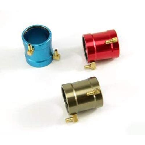 Vehicles-OCS 1PC CNC Aluminum Alloy Brushless Motor Water Cooling Jacket Colorful Motor Cover Water-Cooled Sleeve for RC Electric Boat Model - (Color: B28 L28mm Red)