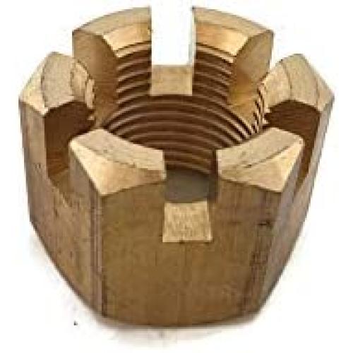 ITACO Boat Motor 90171-18M04 Propeller Prop Nut Castle for Yamaha Outboard Marine F 100-350hp Diesel L4 V6 V8 MU 2/4-stroke Engine