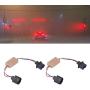 2Pcs LED Flash Strobe Controller, ABS Car Flasher Module for Motor Vehicles Electric Bicycles