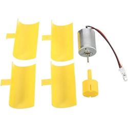 DC 0.1V-5.5V 100-6000RPM Micro Vertical Wind Turbines, Small Motor Blades Generator for DIY (1pc) (2pc)