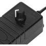Zunate Universal Power Adapter, 24W 2A 3‑12V Adjustable Voltage Speed Regulation Switching Replacement Power Supply for LCD, LED Light Bar, Motor(Black)