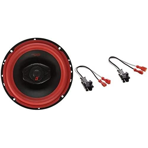 Cerwin-Vega V465 Vega 6.5IN 2WAY Coax SPKR-Set of 2, Black, 15.00in. x 8.10in. x 4.30in. & Metra 72-4568 Speaker Harness for Selected General Motor Vehicles