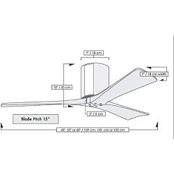 Matthews IR3H-BW-MWH-42 Irene Indoor/Outdoor Damp Location 42