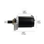 WATERWICH Starter Compatible with John Deere L110 LT133 LT155 STX46 All Tractors Replaces AM122435 12-098-15 12-098-22