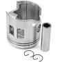 Piston & Piston Rings Kit and Gasket For EZGO 2 Cycle Gas Golf Cart 1989 1990 1991 1992 1993 Standard Bore 3PG Engine 24624-G1 26519-G01